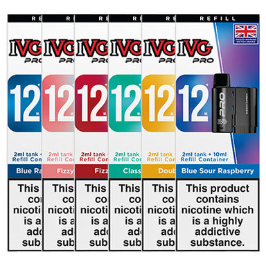 ivg pro refills flavours IVG Pro 12 Refill Pod – Vapor Shop Direct