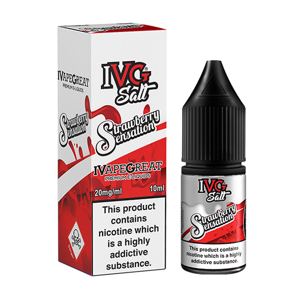 Strawberry Sensation IVG Nic Salt E-Liquid