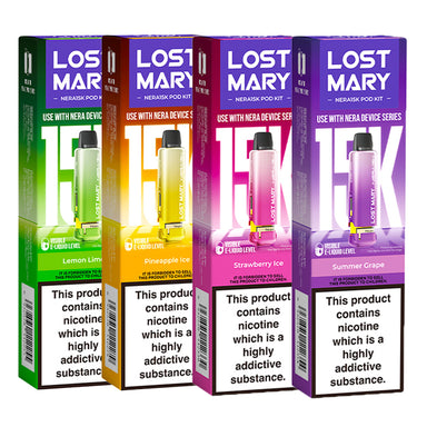Lost Mary Nera 15K Prefilled Pods – Vapor Shop Direct