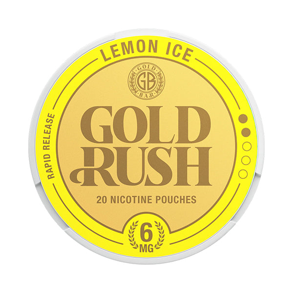 Gold Rush Lemon Ice Nicotine Pouches