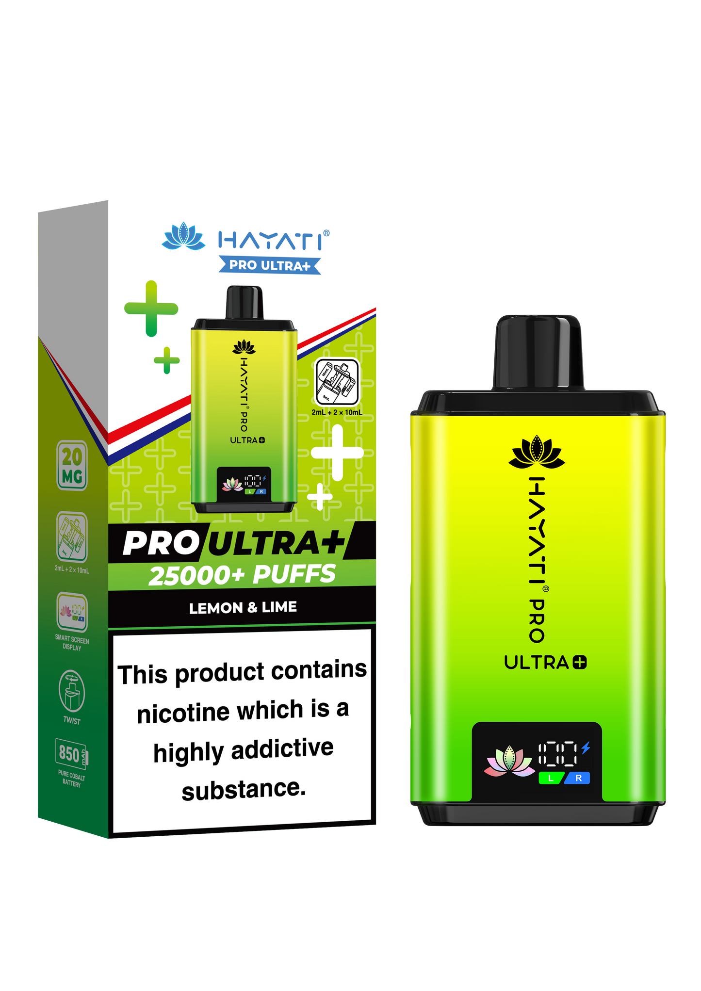 Hayati Pro Ultra + 25K Prefilled Pod Kit