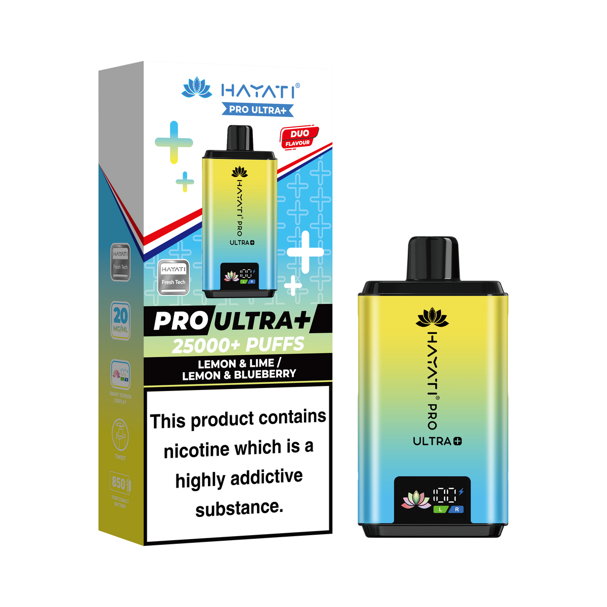 Hayati Pro Ultra + 25K Prefilled Pod Kit
