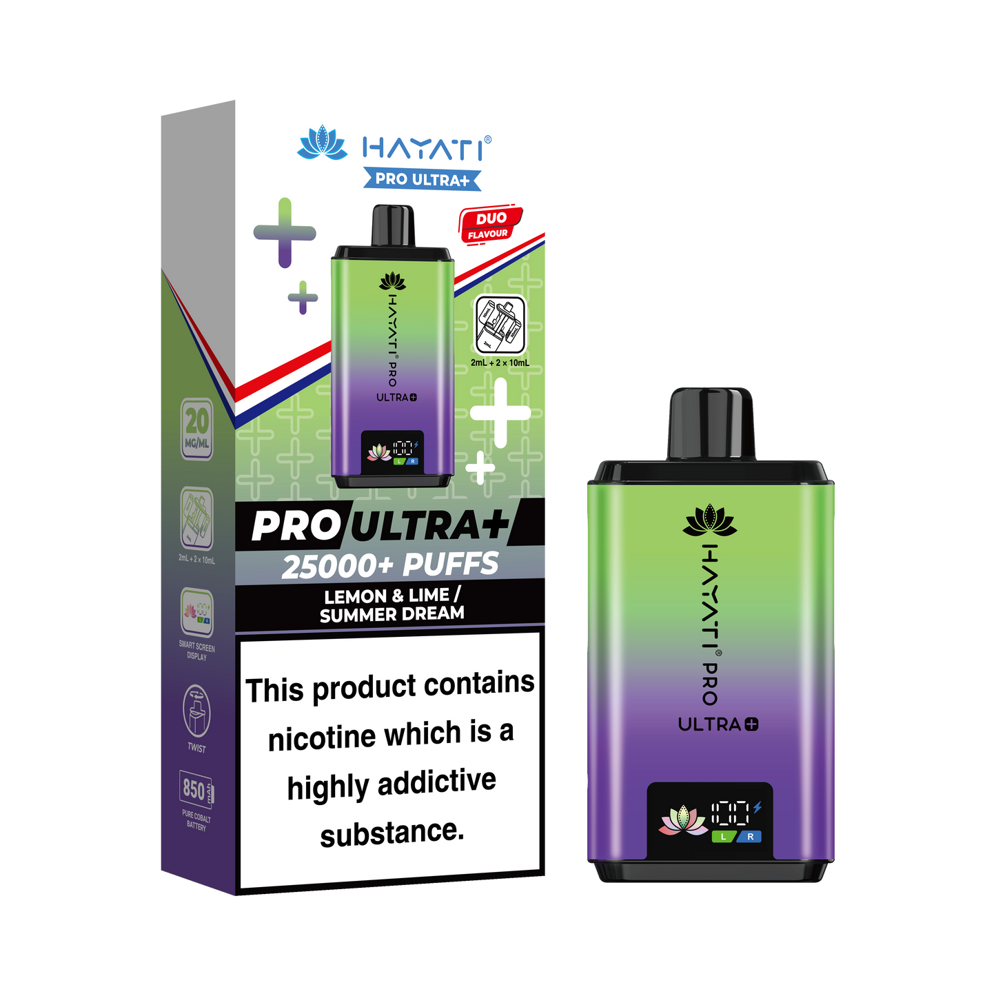 Hayati Pro Ultra + 25K Prefilled Pod Kit