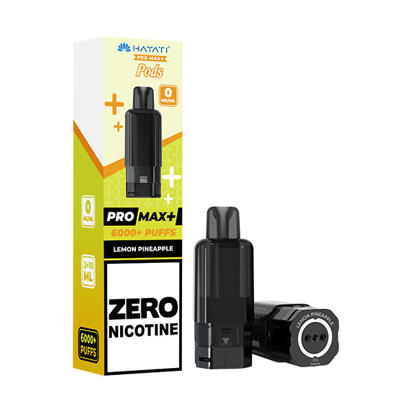 Hayati Pro Max 6000 + Prefilled Pod ZERO NICOTINE - Lemon Pineapple