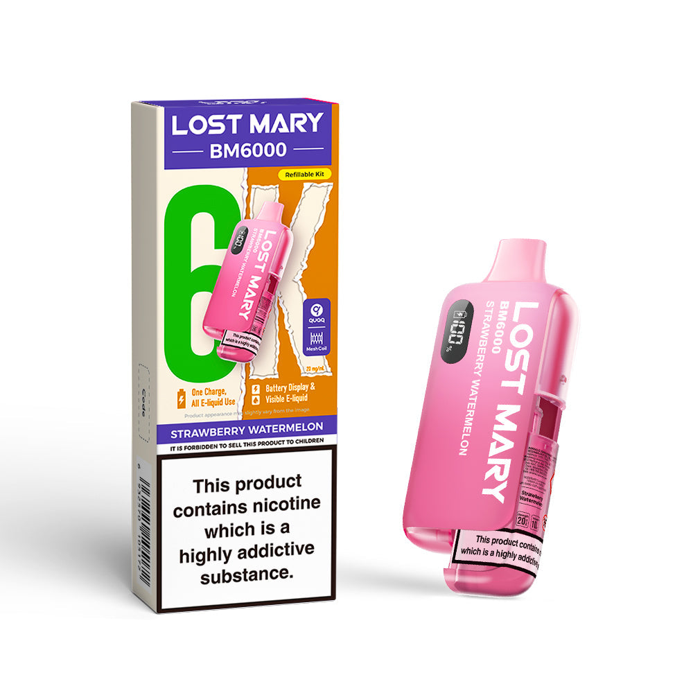 Lost Mary BM6000 Prefilled Pod Kit Strawberry watermelon