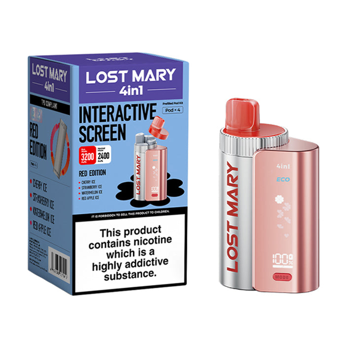 Lost Mary 4in1 Prefilled Vape Kit Vapor Shop Direct Lost Mary 4in1 Prefilled Vape Kit Vapor Shop Direct
