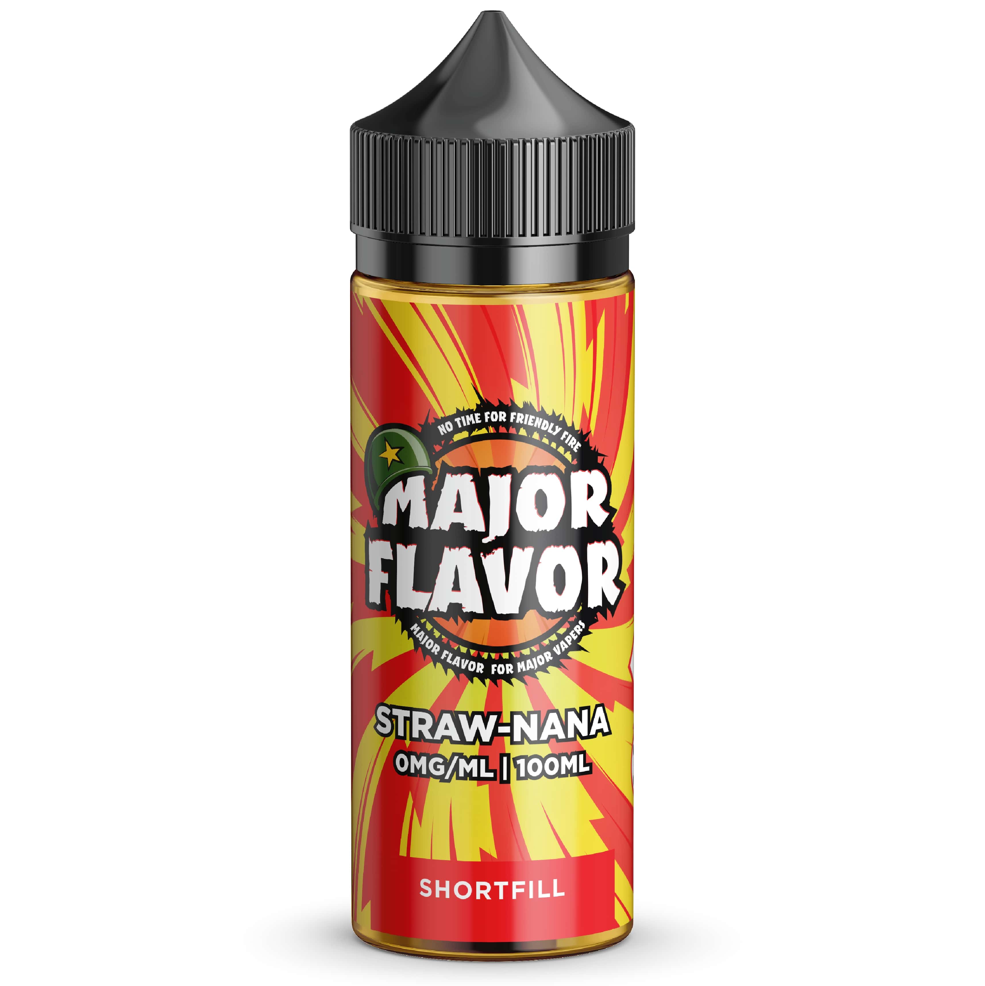 Major Flavour Straw-nana 0mg 100ml Shortfill E-Liquid