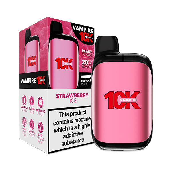 Vampire Vape 10K Prefilled Pod Kit - Strawberry Ice