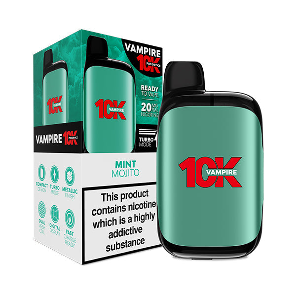 Vampire Vape 10K Prefilled Pod Kit - Mint Mojito
