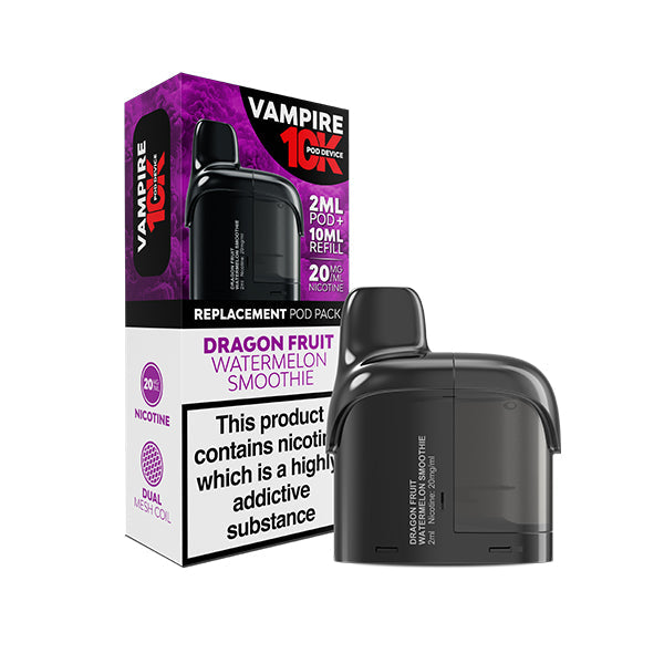 Vampire Vape 10K Prefilled Pods - Dragon Fruit Watermelon Smoothie