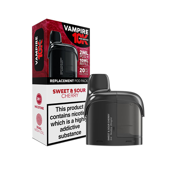 Vampire Vape 10K Prefilled Pods - Sweet & Sour Cherry