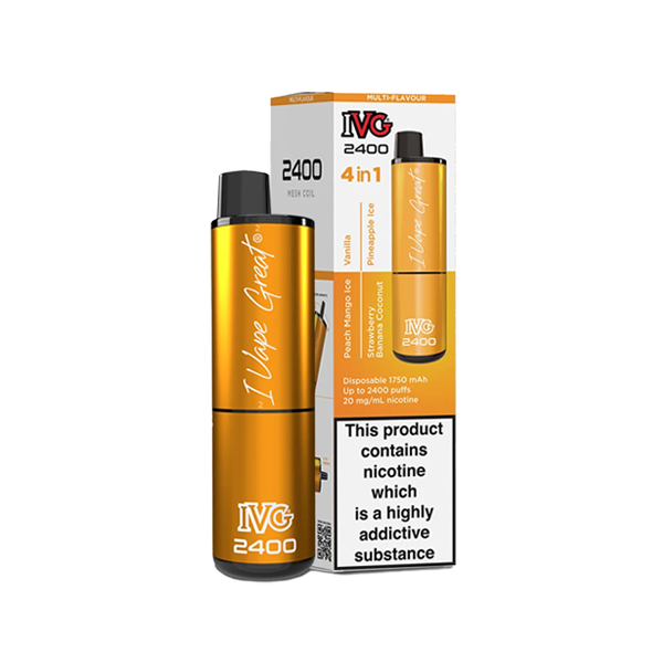 IVG 2400 4 in 1 Orange Edition Disposable Vape