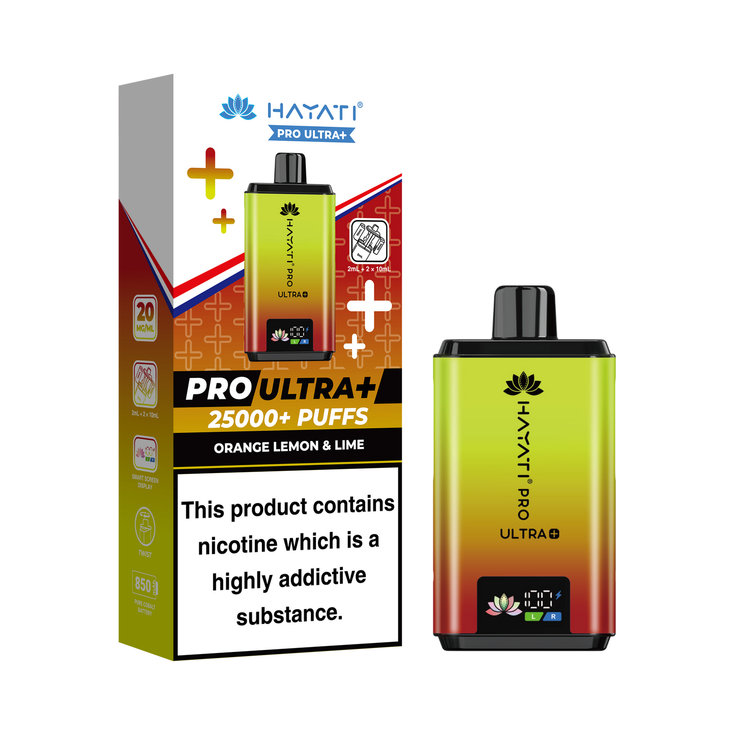 Hayati Pro Ultra + 25K Prefilled Pod Kit