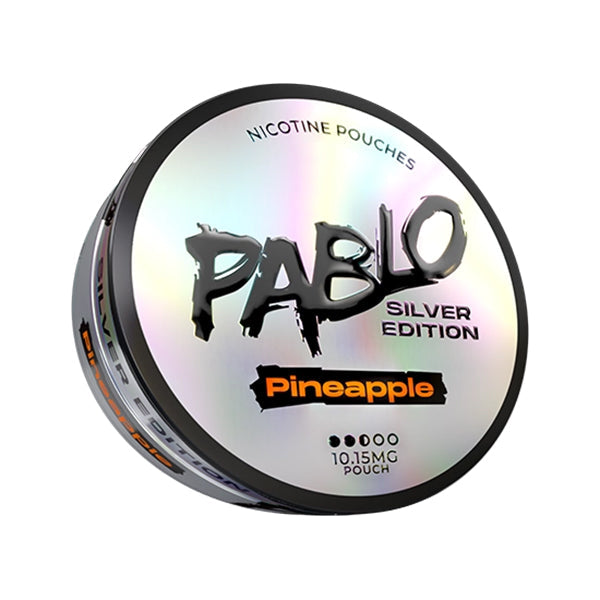 Pablo Silver Edition Nicotine Pouches 10mg - Pineapple