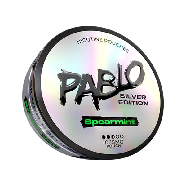 Pablo Silver Edition Nicotine Pouches 10mg - Spearmint