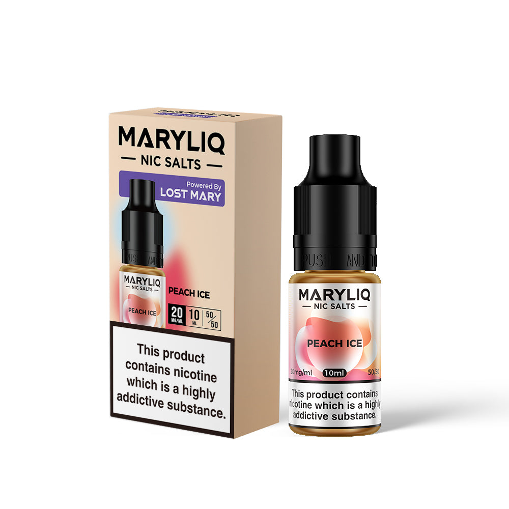 Lost Mary Maryliq Peach Ice 20mg 10ml Nic Salt