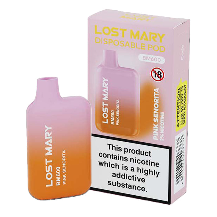 Lost Mary BM600 Pink Senorita Disposable Vape