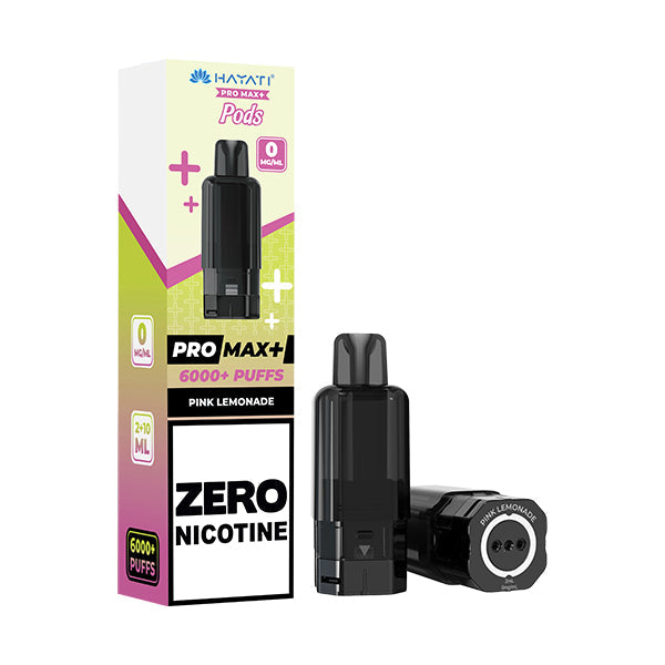 Hayati Pro Max 6000 + Prefilled Pod ZERO NICOTINE - Pink Lemonade