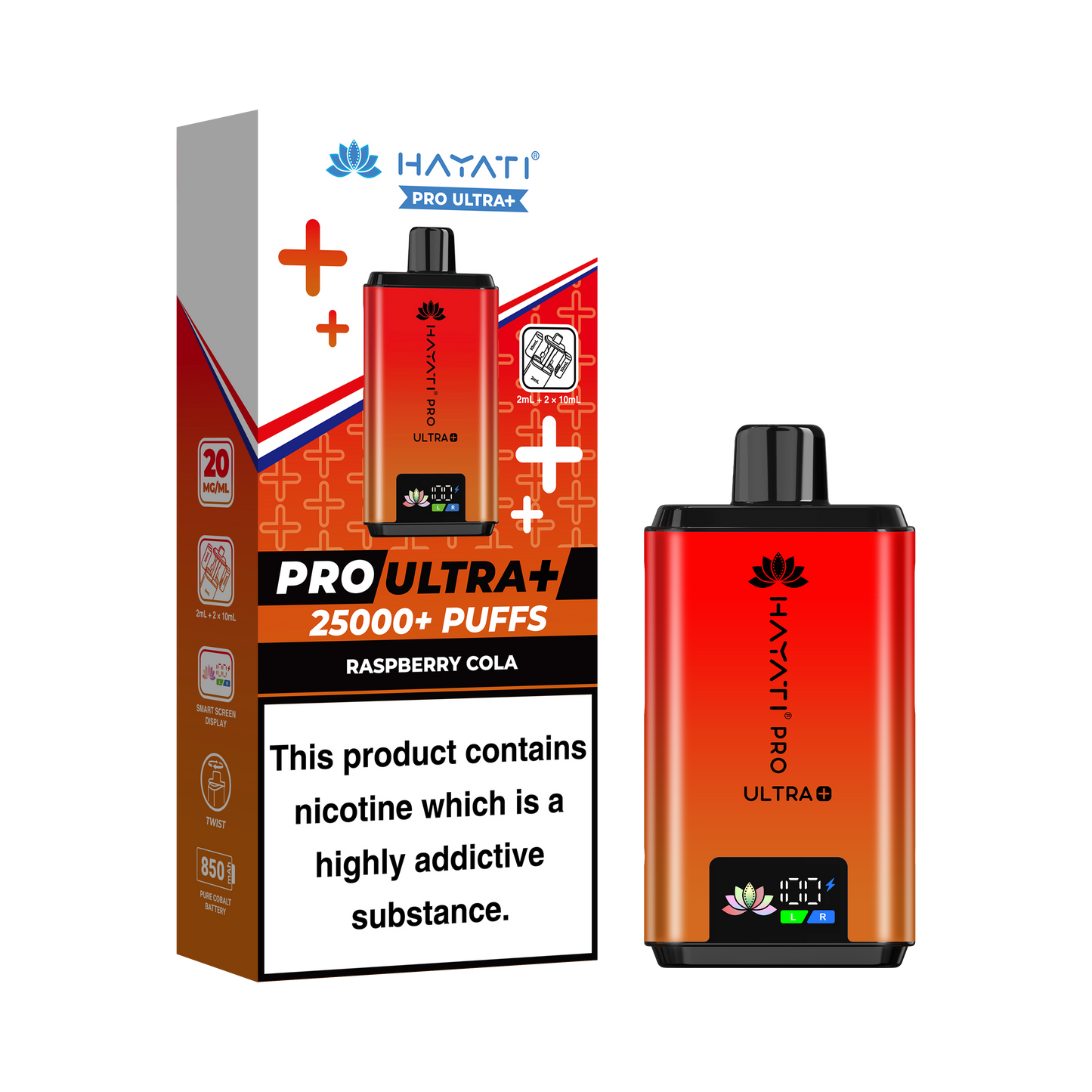 Hayati Pro Ultra + 25K Prefilled Pod Kit
