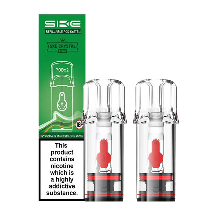 refillable ske vape SKE Crystal Plus Refillable Pods (2 Pack) | Free UK Delivery