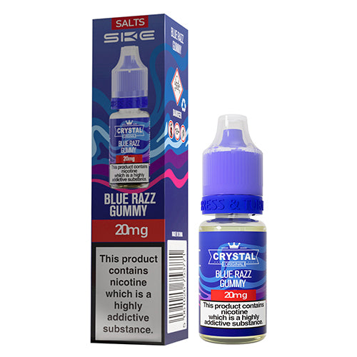 SKE Crystal V2 Blue Razz Gummy 10ml Nic Salt