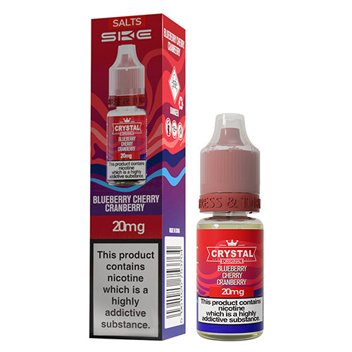 SKE Crystal V2 Blueberry Cherry Cranberry 10ml Nic Salt