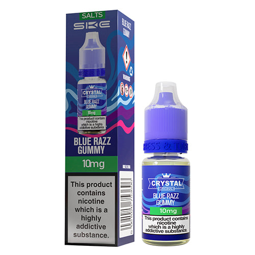 SKE Crystal V2 Blue Razz Gummy 10ml Nic Salt