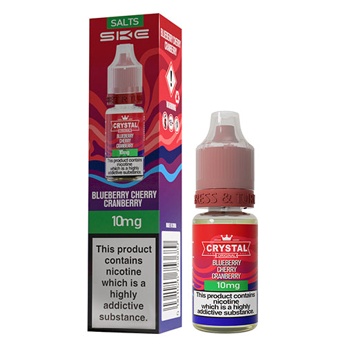 SKE Crystal V2 Blueberry Cherry Cranberry 10ml Nic Salt