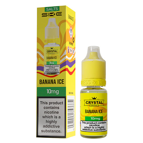 SKE Crystal V2 Banana Ice 10ml Nic Salt