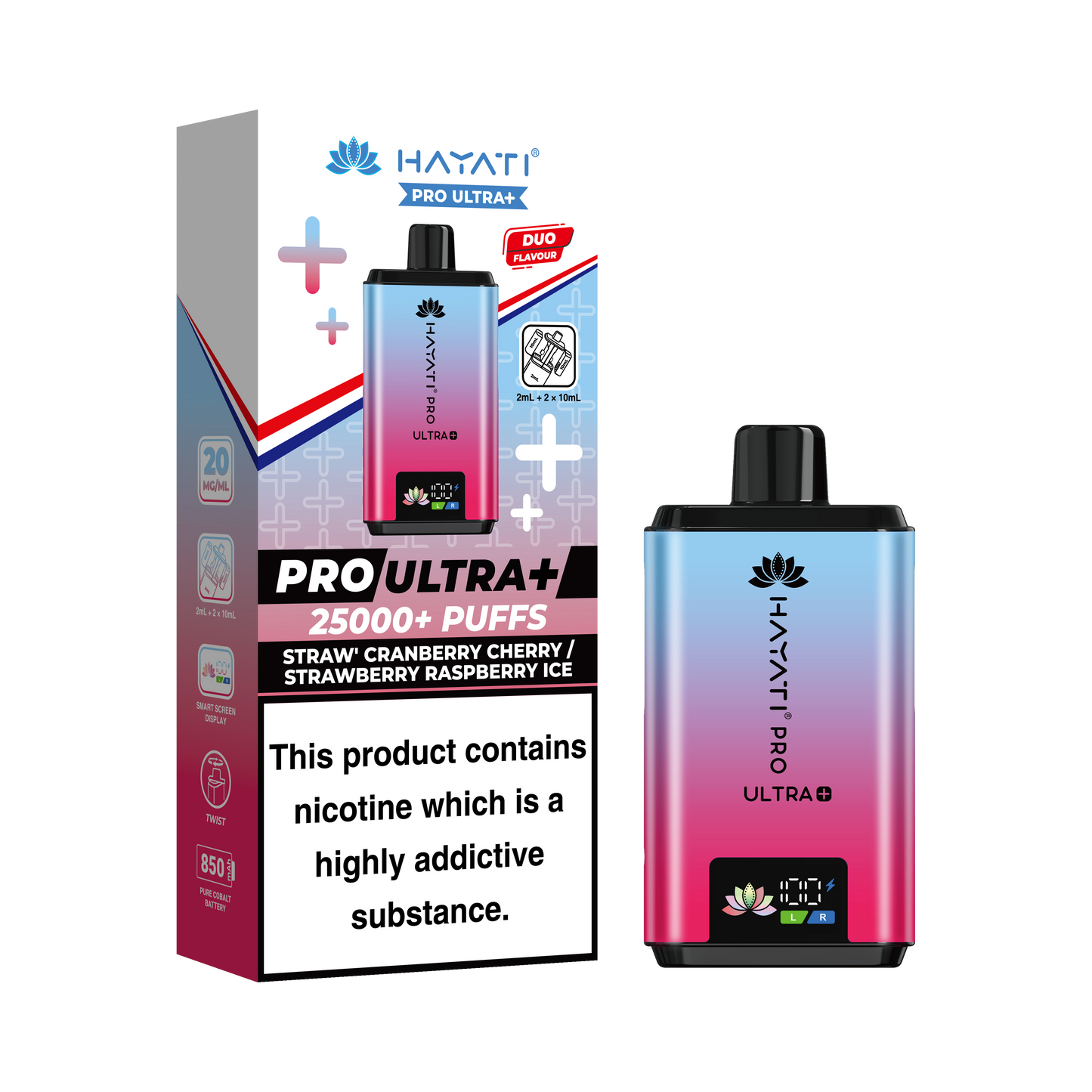 Hayati Pro Ultra + 25K Prefilled Pod Kit