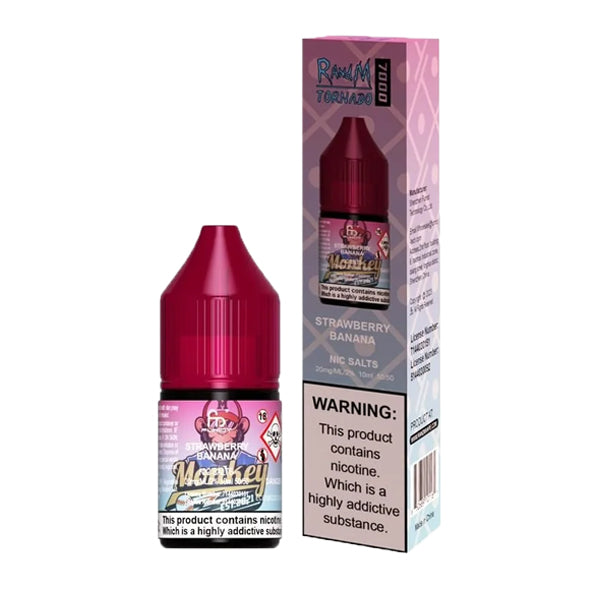 RandM 7000 Strawberry Banana 10ml Nic Salt Vapor Shop Direct RandM 7000 Strawberry Banana 10ml Nic Salt Vapor Shop Direct