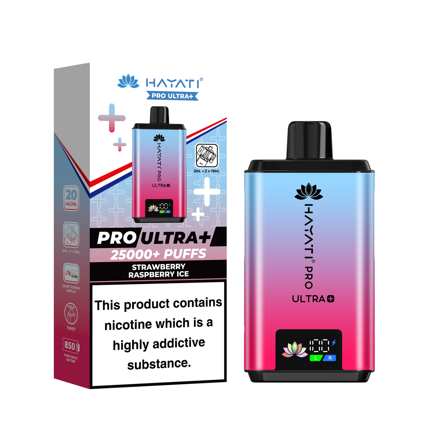 Hayati Pro Ultra + 25K Prefilled Pod Kit