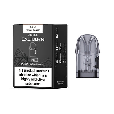 Uwell Caliburn A3S Replacement Pod - Replacement Pods UK  Vapor Shop Direct
