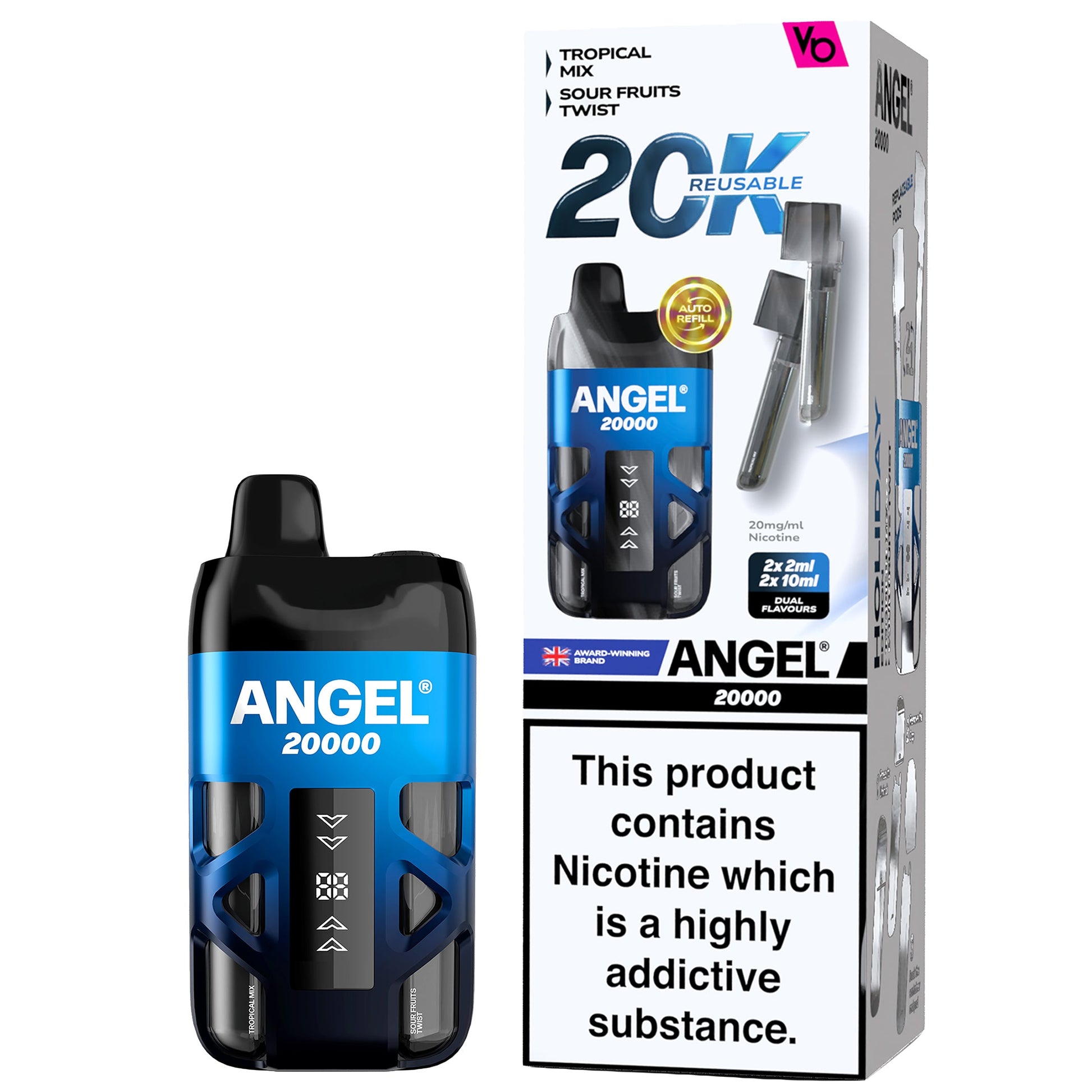 Vapes Bars Angel 20K Prefilled Pod Vape Kit - Holiday Edition