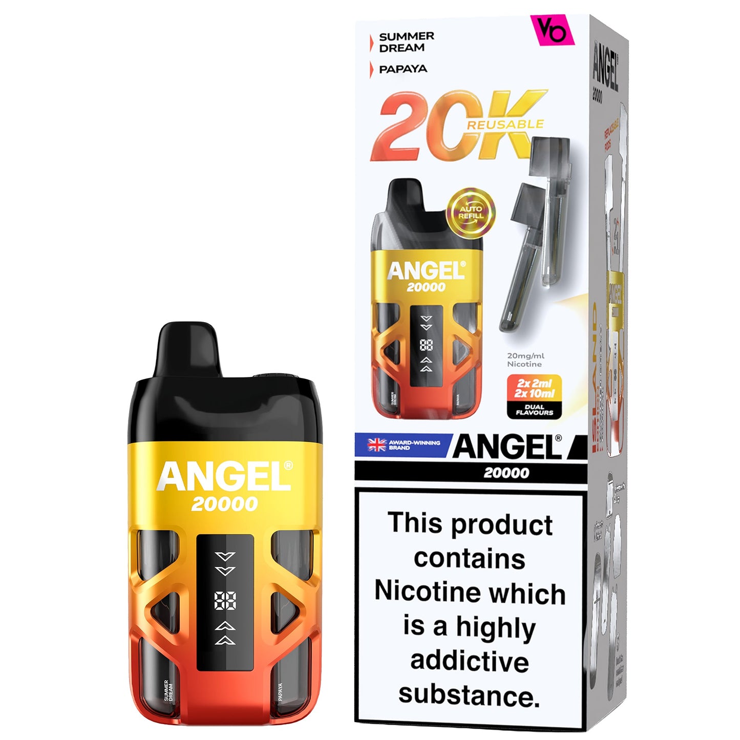 Vapes Bars Angel 20K Prefilled Pod Vape Kit - Island Edition
