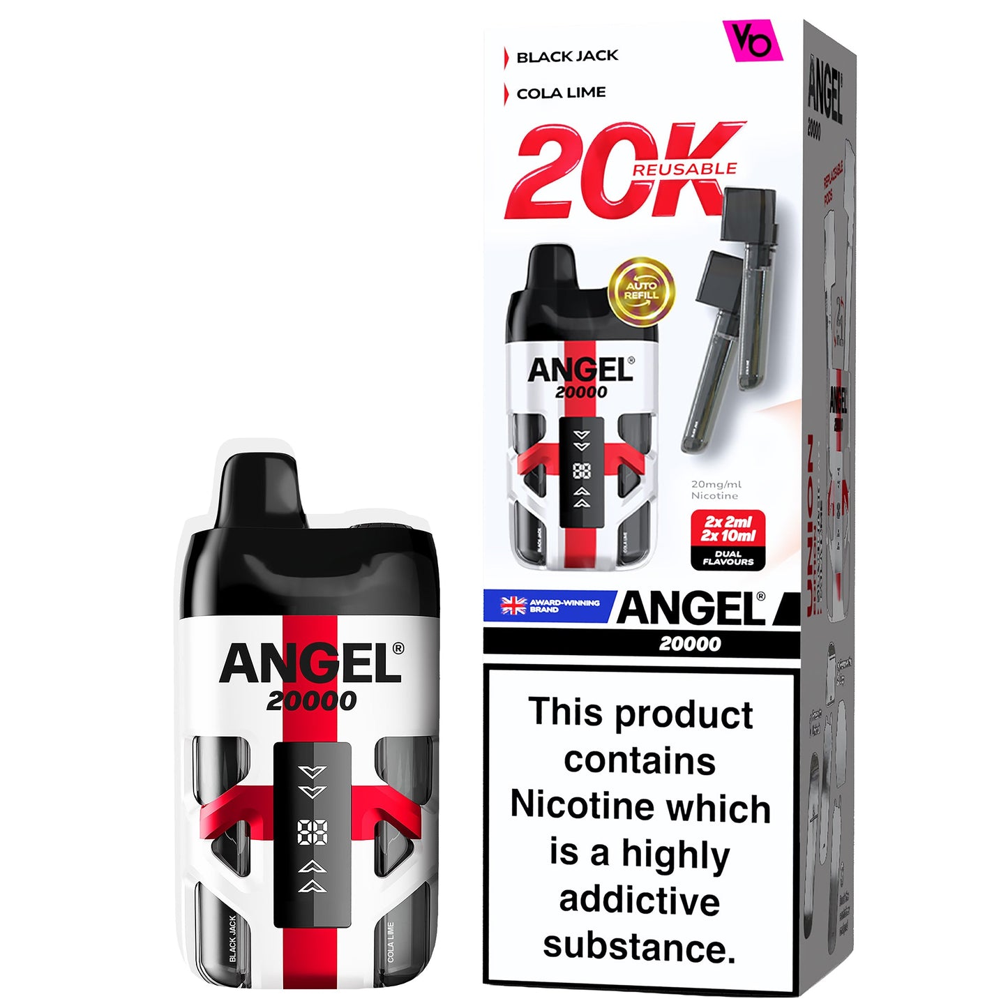 Vapes Bars Angel 20K Prefilled Pod Vape Kit - Union Edition