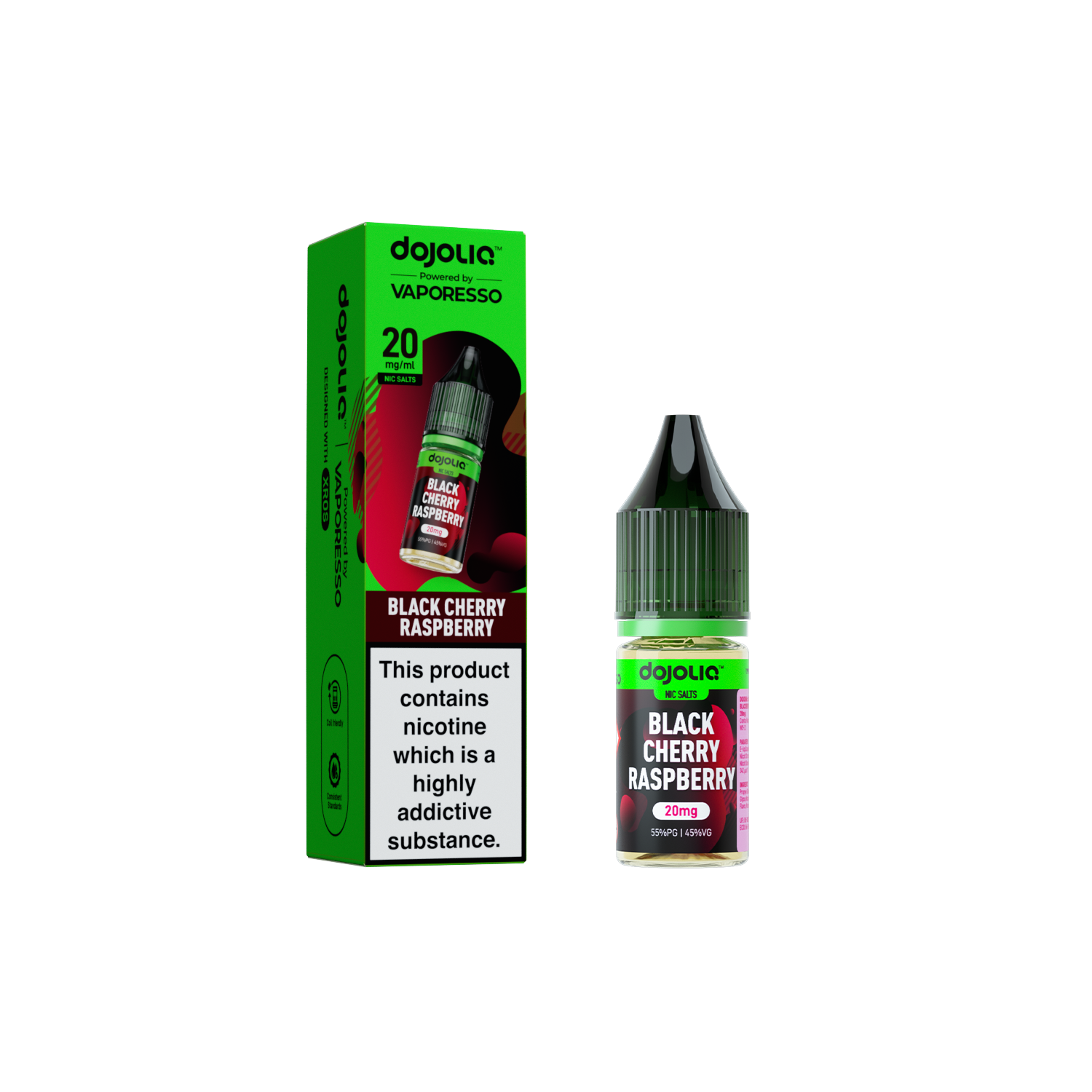Black Cherry Raspberry Nic Salt by Vaporesso - Nic Salts UK