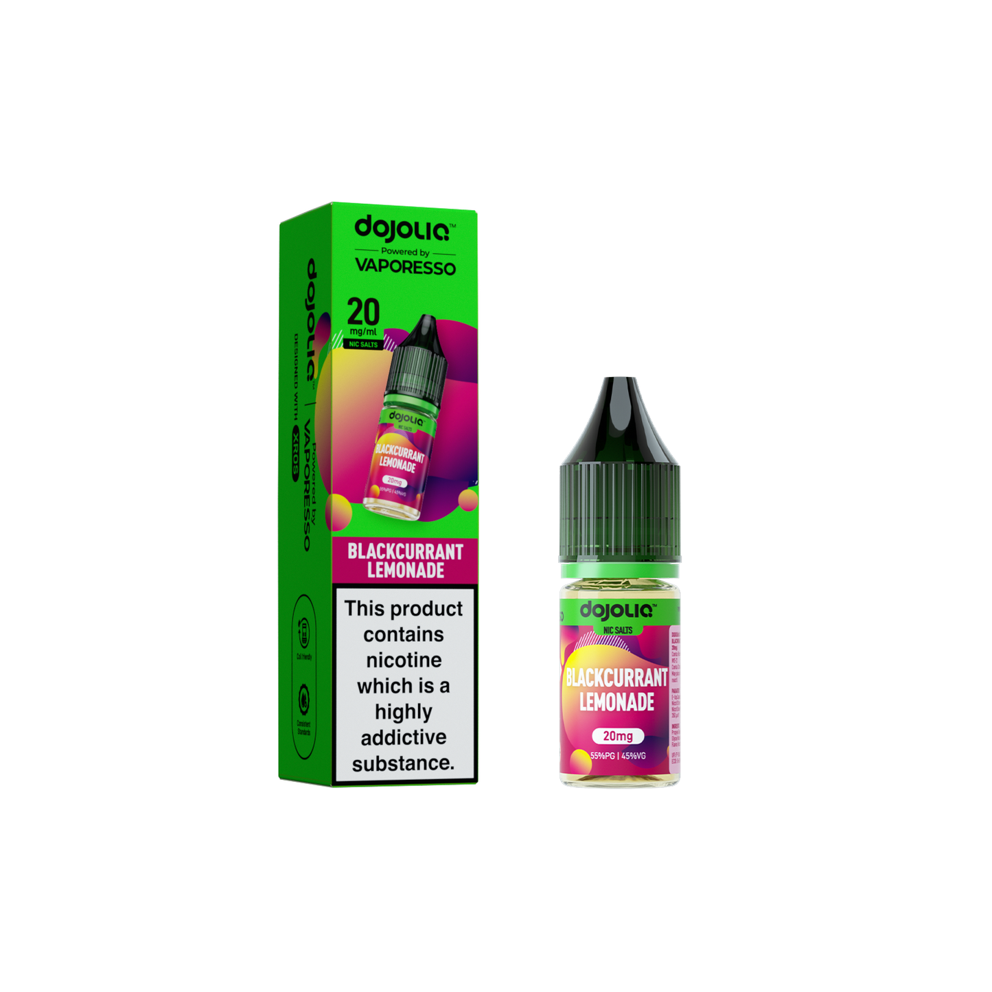 Blackcurrant Lemonade Nic Salt by Vaporesso - Nic Salts UK