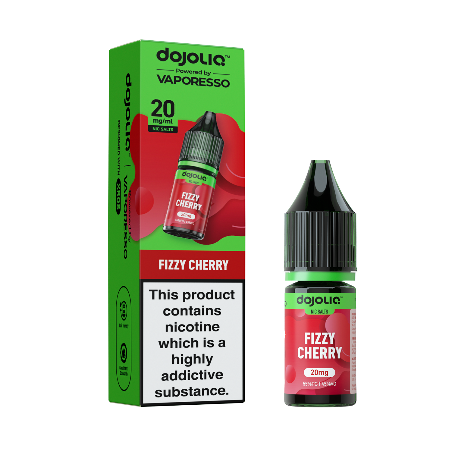 Fizzy Cherry Nic Salt by Vaporesso - Nic Salts UK