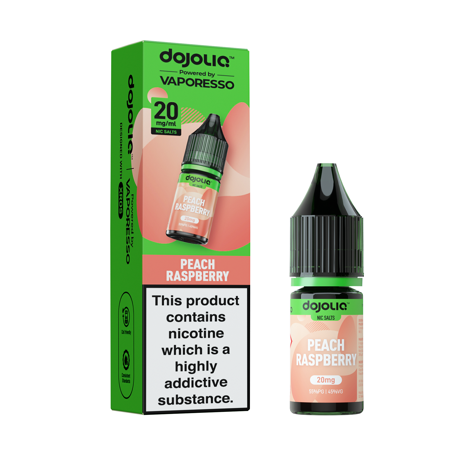 Peach Raspberry Nic Salt by Vaporesso - Nic Salts UK