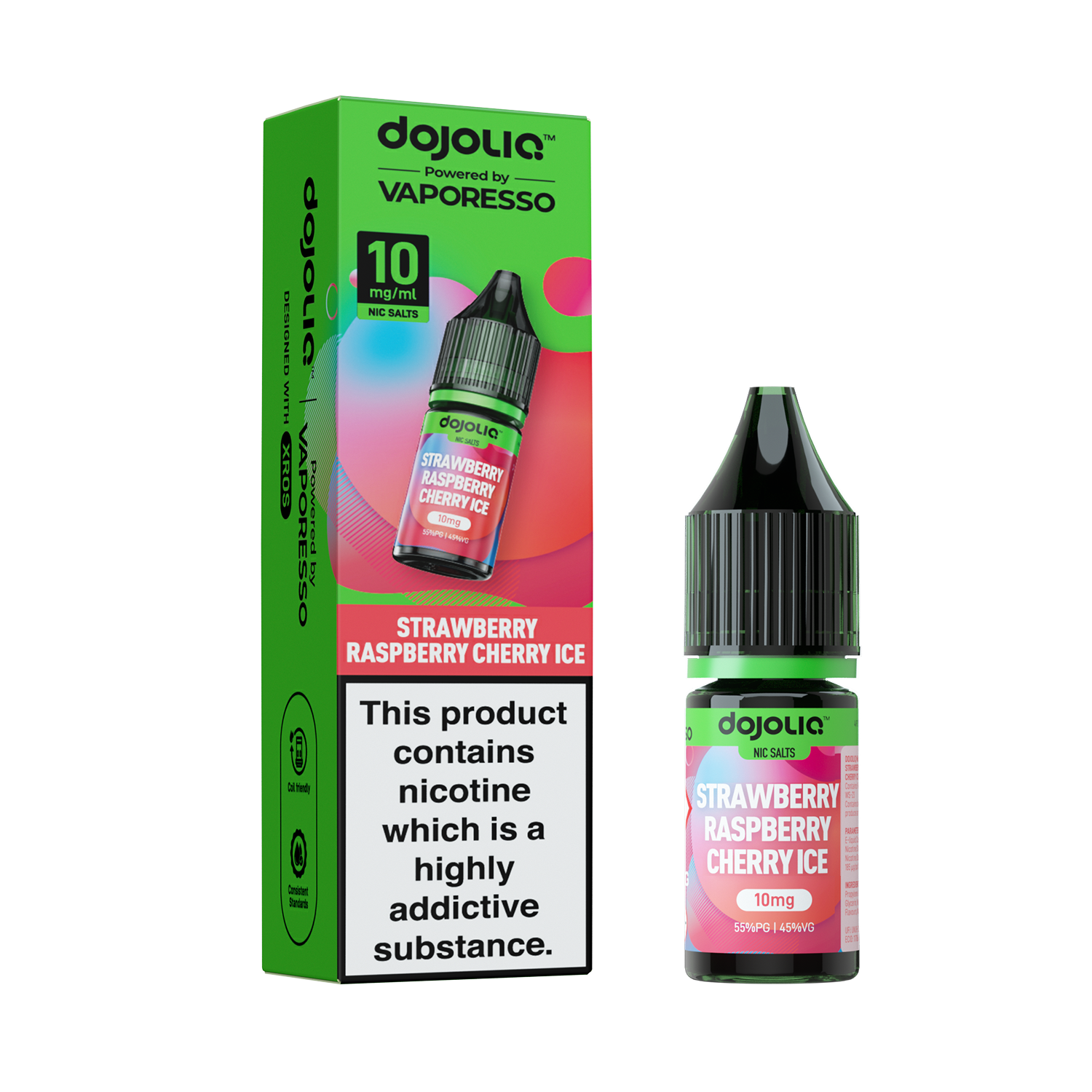 Strawberry Raspberry Cherry Ice Nic Salt by Vaporesso - Nic Salts UK