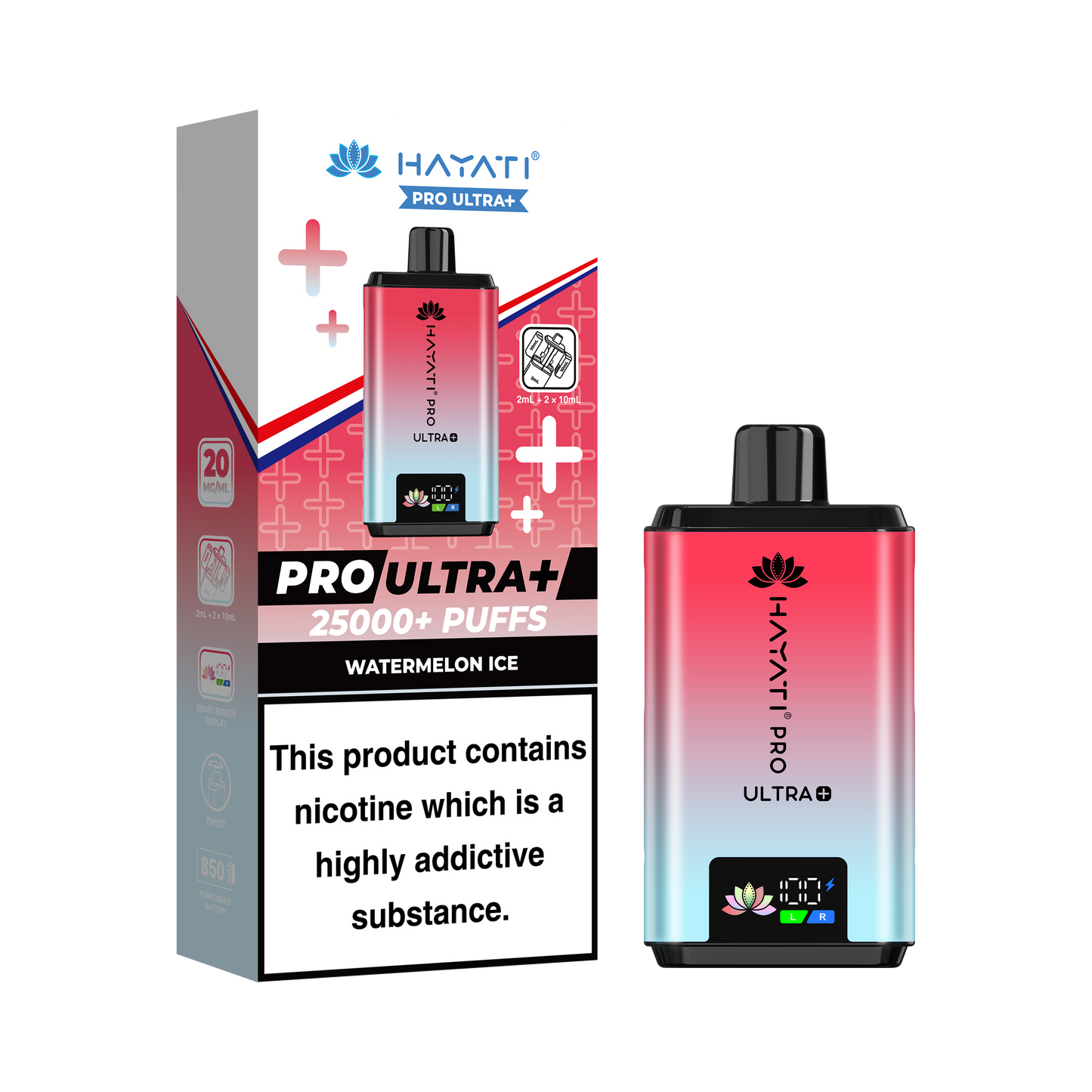 Hayati Pro Ultra + 25K Prefilled Pod Kit