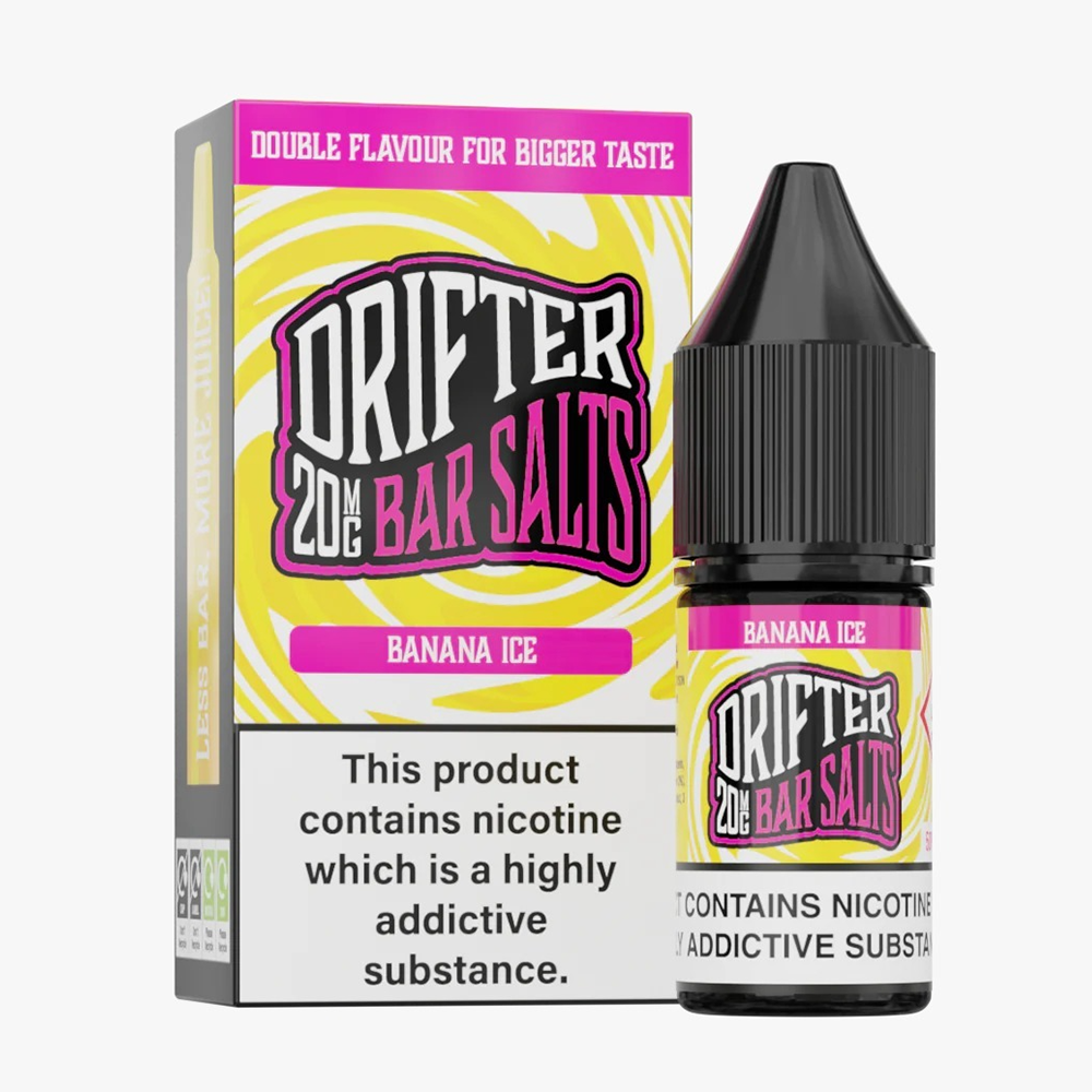 Drifter Bar Salts Banana Ice 10ml Nic Salt