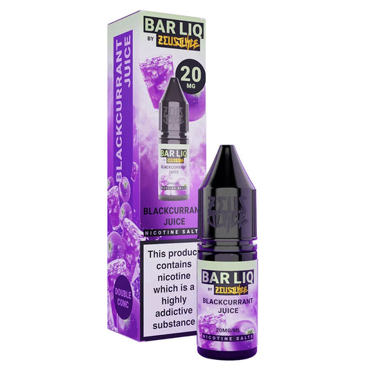 Blackcurrant Juice Nic Salt by Zeus Juice - Nic Salts UK