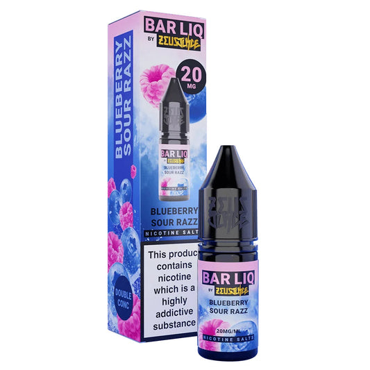 Blueberry Sour Razz Nic Salt by Zeus Juice - Nic Salts UK