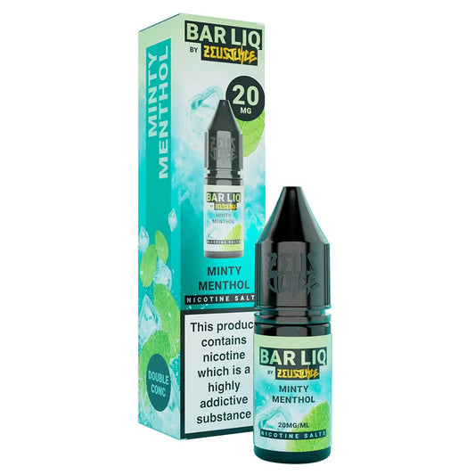 Minty Menthol Nic Salt by Zeus Juice - Nic Salts UK