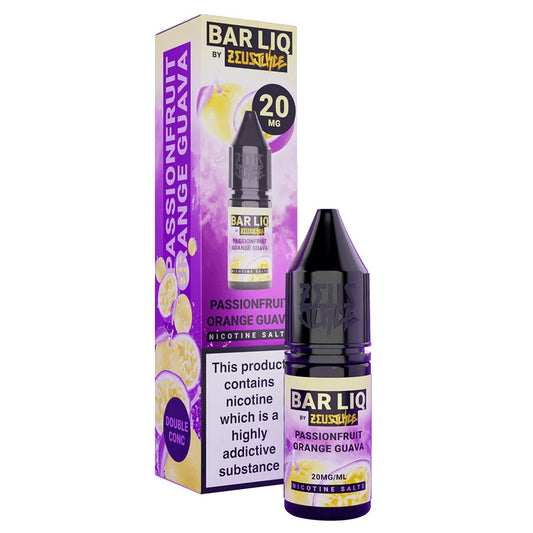 Passionfruit Orange Guava Nic Salt by Zeus Juice - Nic Salts UK