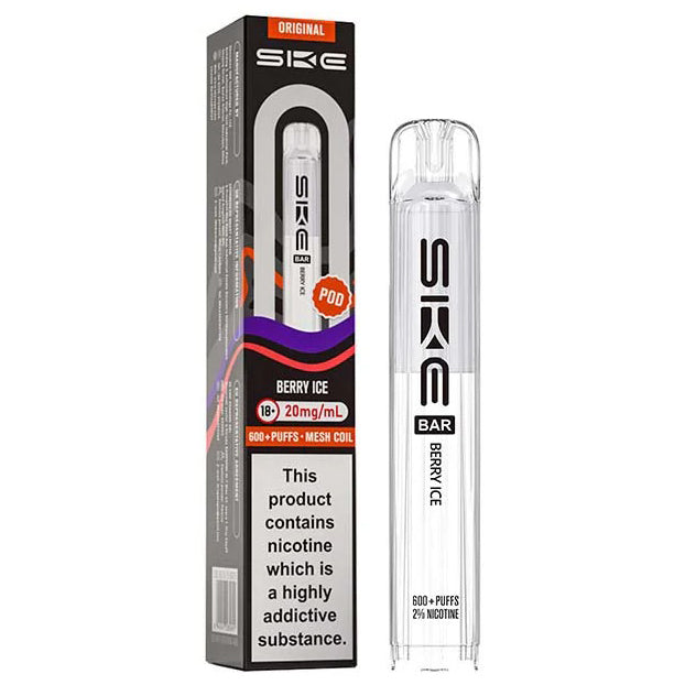 Berry Ice Bar 600 20mg Prefilled Pods by SKE Crystal