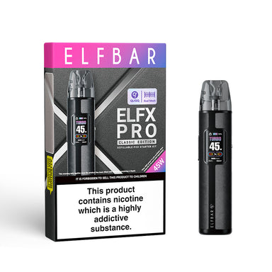 Elf Bar ELFX Pro Classic Edition Vape Kit in UK Vapor Shop Direct Elf Bar ELFX Pro Classic Edition Vape Kit in UK Vapor Shop Direct