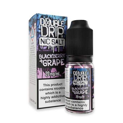 Double Drip Blackberry & Grape Nic Salt 10ml